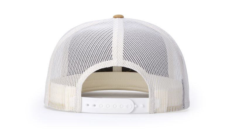 Latitude 64 Leather Patch Hat Flat Bill Trucker