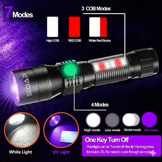 Soar Tactical UV/LED Flashlight