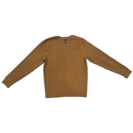 Soar Hand Drawn Series Frolf Crewneck in Duck Brown