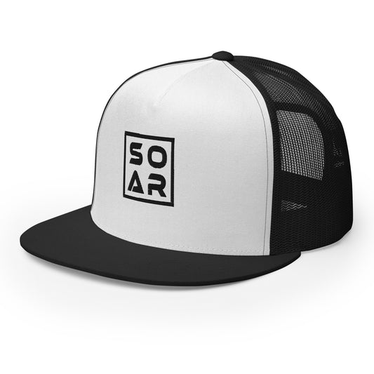 Soar Box 5 Panel Trucker Hat 6606B