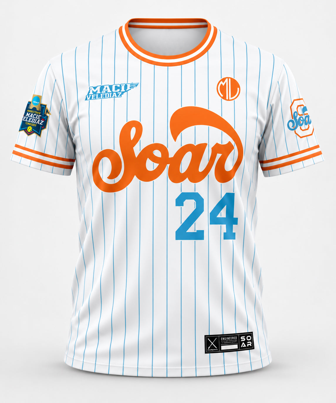Macie Velediaz Vols Jersey front
