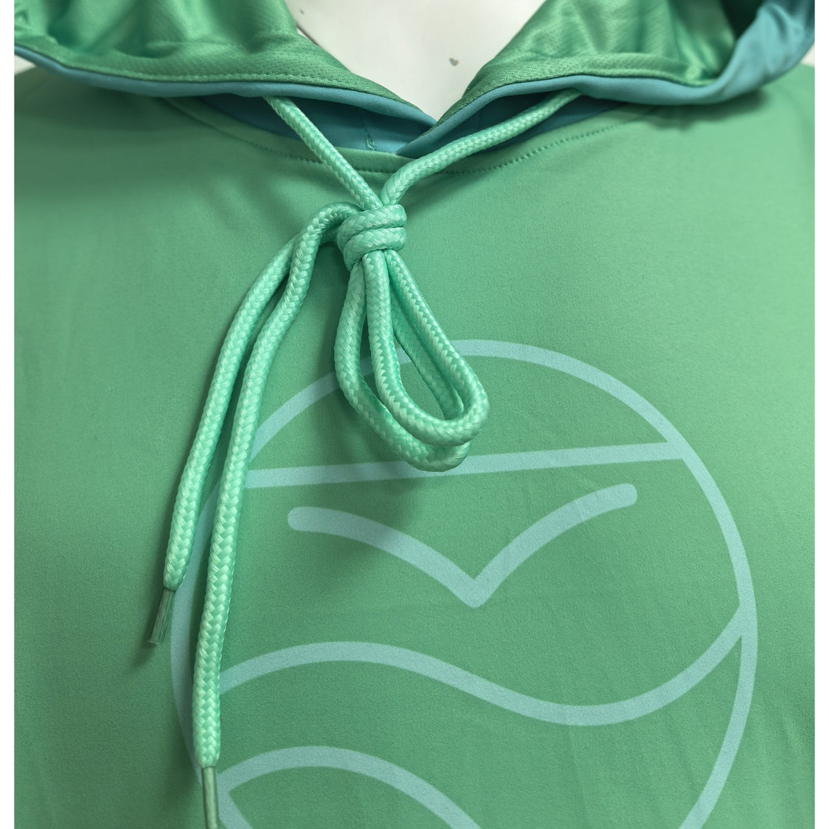 Lifestyle Performance Hoodie hood and drawstring detail