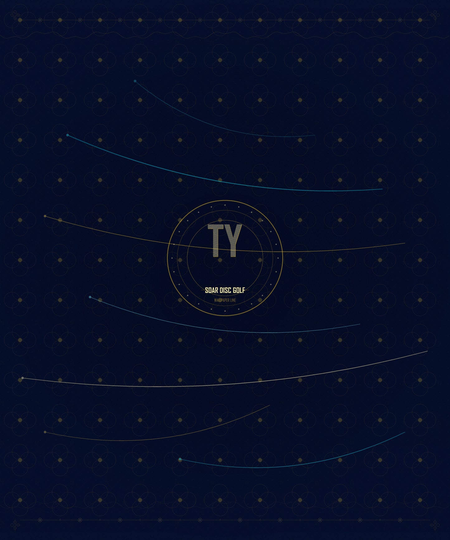 Ty Wallpaper Shirt - Navy Colorway