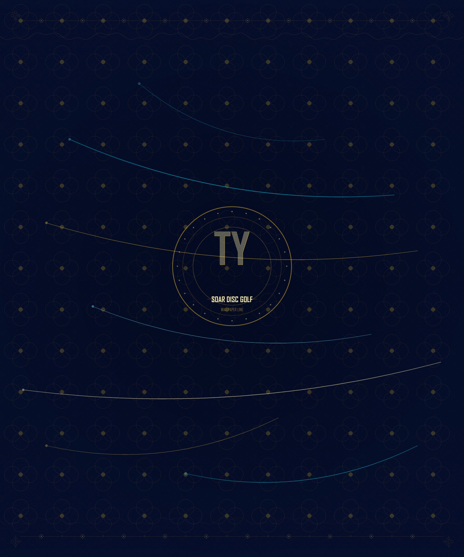 Ty Wallpaper Shirt - Navy Colorway